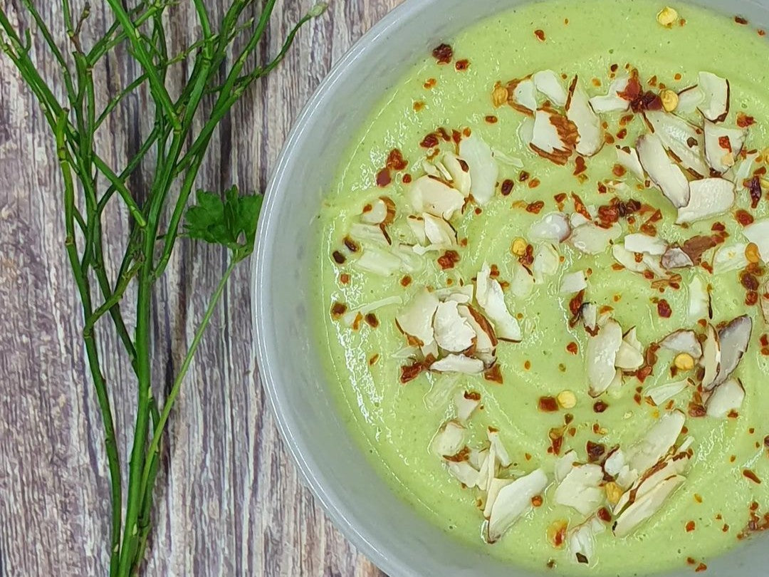 🥑 Avocado-Brokkoli-Blumenkohl Cremesuppe 🥑