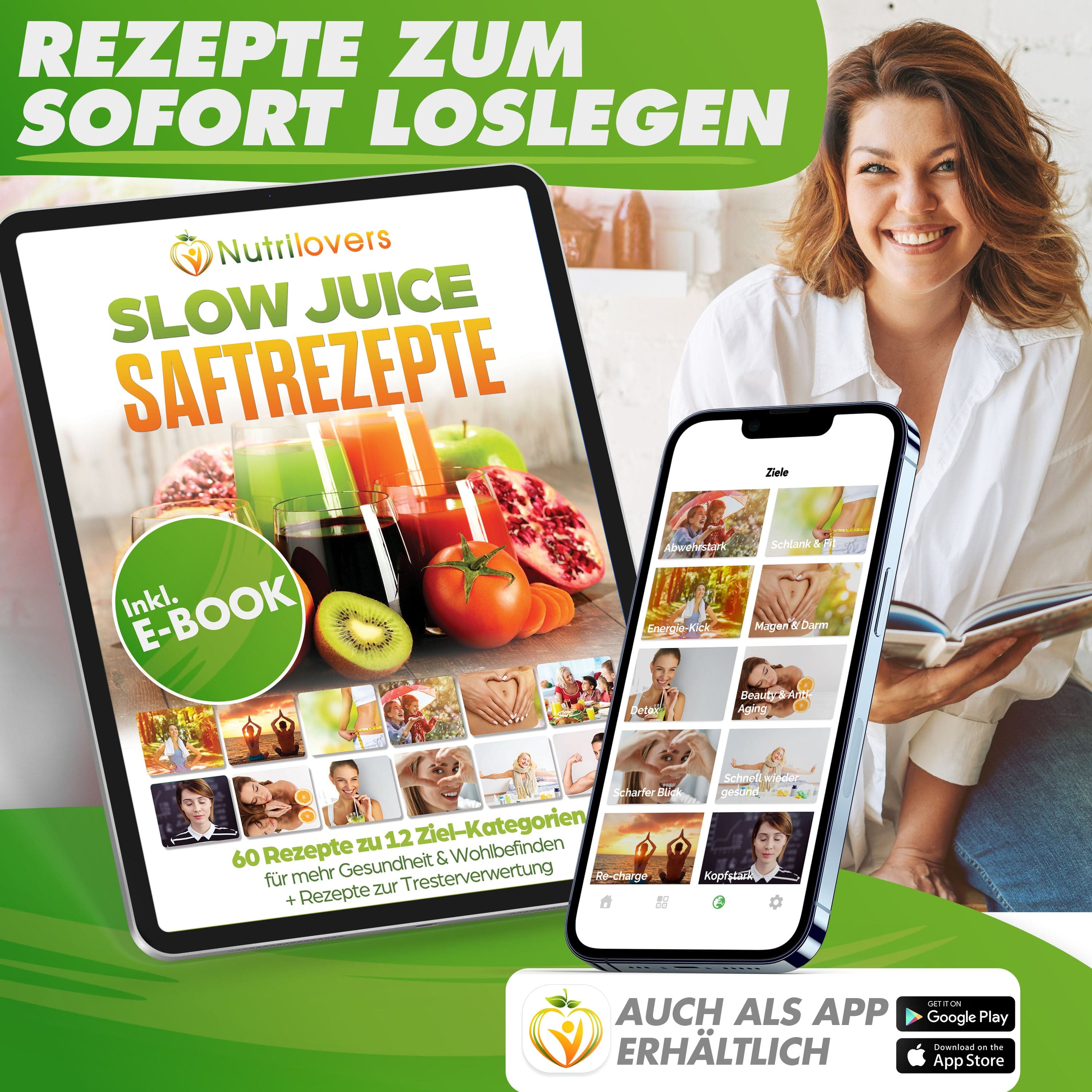 NUTRILOVERS | WissenWasDrinIst Slow Juicer MINI-PRESS SLIM Slow Juicer - Besonders Kompakt & Platzsparend | Entsafter Obst & Gemüse | 100% BPA frei kuechengeraete haushaltsgeraete WissenWasDrinIst